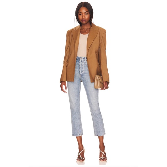 Agolde Riley High Rise Straight Crop 28 - Picture 3 of 12